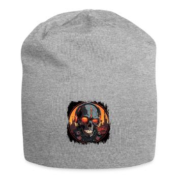 skeletal dirty birthday present idea funny sayings - Jersey-Beanie - Grau meliert - Vorne