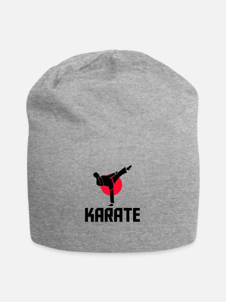 karate - Jersey-Beanie - Grau meliert