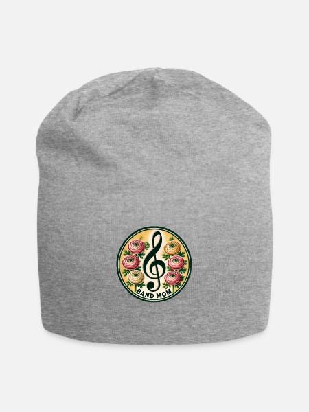Band-Mama - Jersey-Beanie - Grau meliert