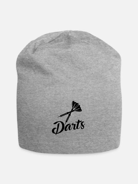Darts - Jersey-Beanie - Grau meliert