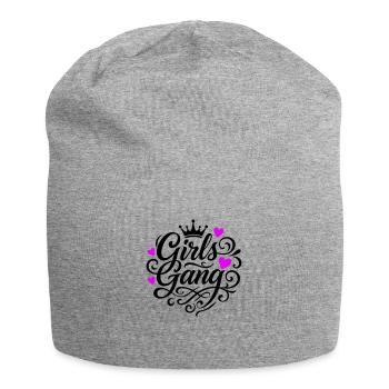 Girl Gang - Jersey Beanie - heather grey - Front