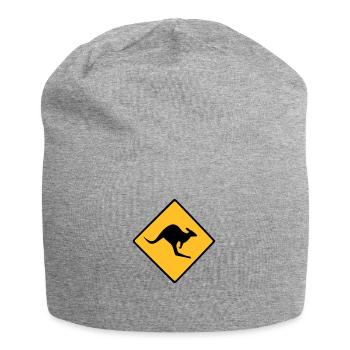 Roadsign Känguruh - Jersey-Beanie - Grau meliert - Vorne