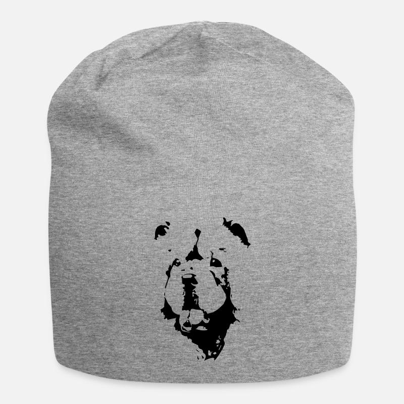 chow chow - Bonnet en jersey - gris chiné