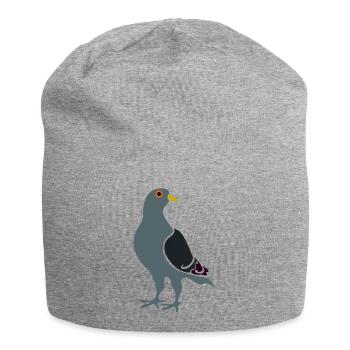 pigeon gris - Bonnet en jersey - gris chiné - Devant