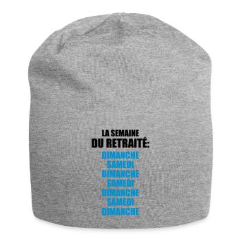 la semaine du retraité - Bonnet en jersey - gris chiné - Devant