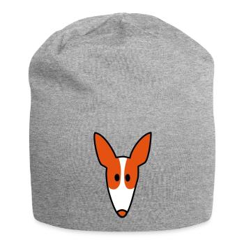 Podenco - Jersey-Beanie - Grau meliert - Vorne