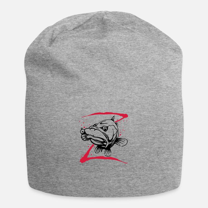 Z wie Zander - Jersey-Beanie - Grau meliert