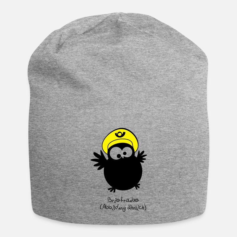 EULE // Brieftaube (Abbildung ähnlich) - Jersey-Beanie - Grau meliert