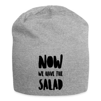 Now we have the salad - Jersey Beanie - heather grey - Front