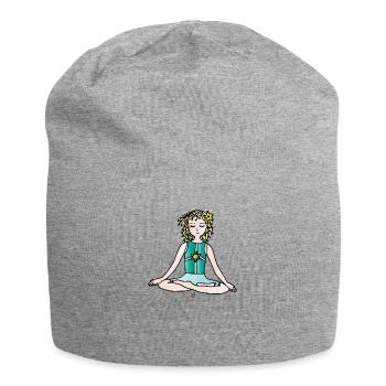 Die Hüterin der Kinder -Yoga -Die Hüter von Orbis - Jersey-Beanie - Grau meliert - Vorne