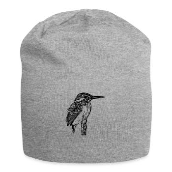 Eisvogel - Jersey-Beanie - Grau meliert - Vorne