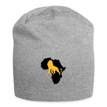 Afrique Lion continent wildnis safari animaux sauvages - Bonnet en jersey - gris chiné - Devant