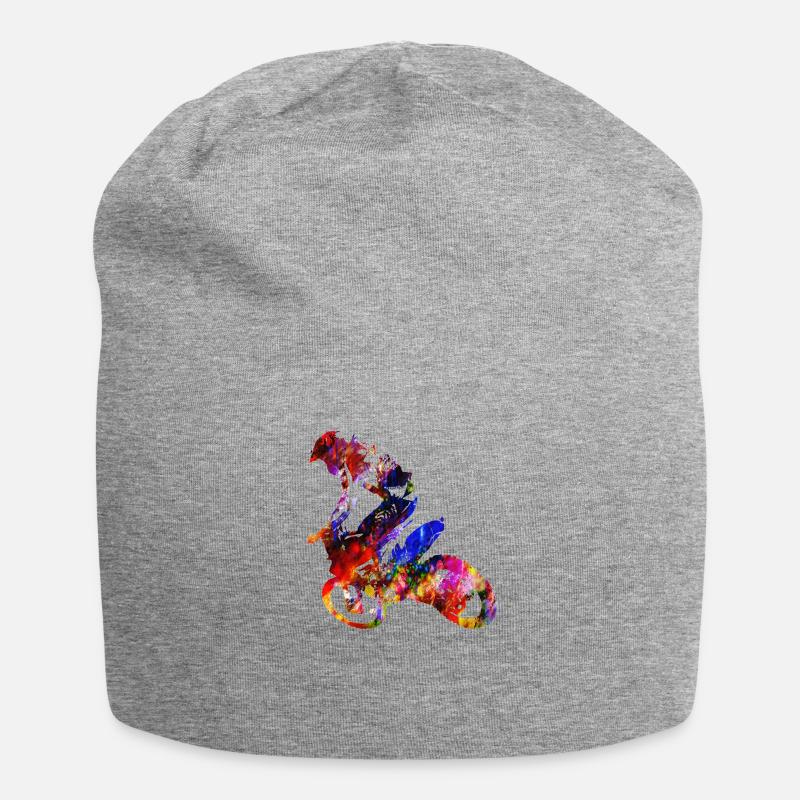 Croix 5 - Bonnet en jersey - gris chiné