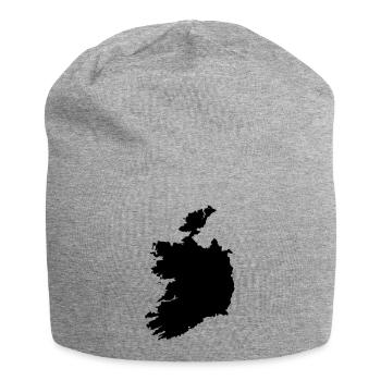 Ireland map - Jersey Beanie - heather grey - Front