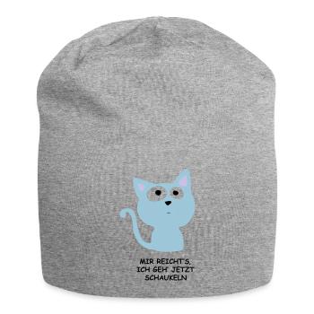 Swing Cat - Jersey Beanie - heather grey - Front