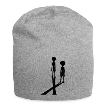 Alien - Bonnet en jersey - gris chiné - Devant