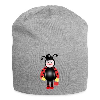 ladybug - Jersey Beanie - heather grey - Front