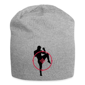 Kickboxing / Kick-Boxeur / Kick Boxing / - Bonnet en jersey - gris chiné - Devant