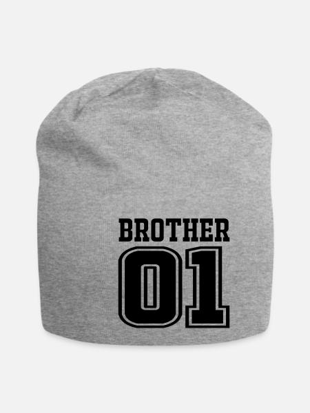 brother - Jersey-Beanie - Grau meliert