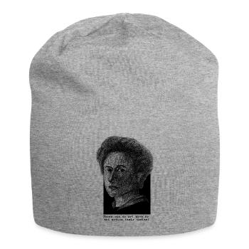 ROSA LUXEMBURG_COMMUNISM_FEMINISM_REVOLUTION - Jersey Beanie - heather grey - Front