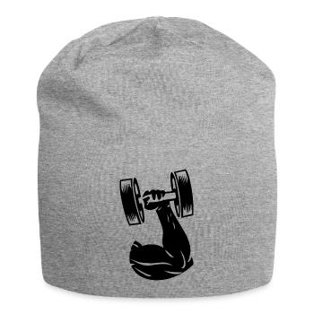 Gym Sport Kraftsport - Jersey-Beanie - Grau meliert - Vorne