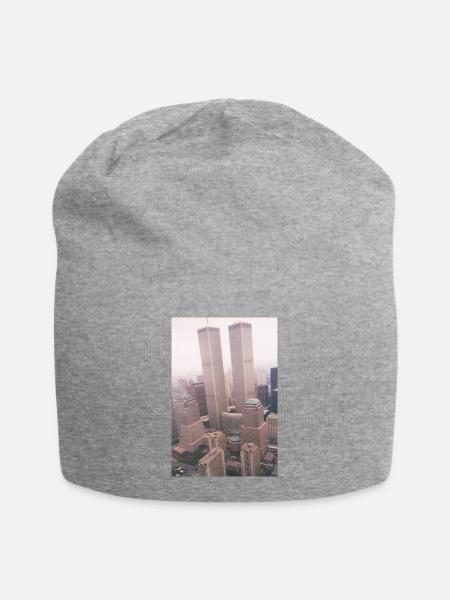 Foto - Jersey-Beanie - Grau meliert