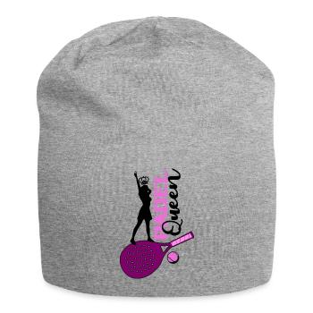 padel padel-tennis padeltennis player padel-queen - Jersey Beanie - heather grey - Front
