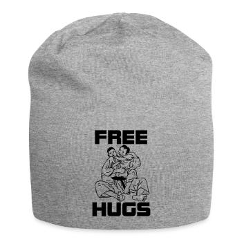 Free Hugs - Jersey Beanie - heather grey - Front