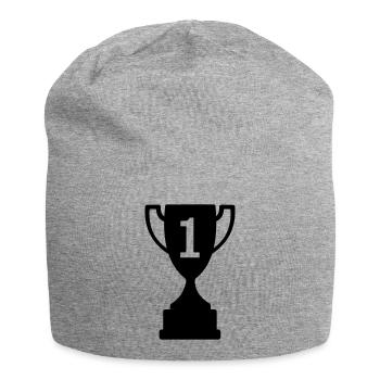 Coupe sport numéro 1 - Bonnet en jersey - gris chiné - Devant