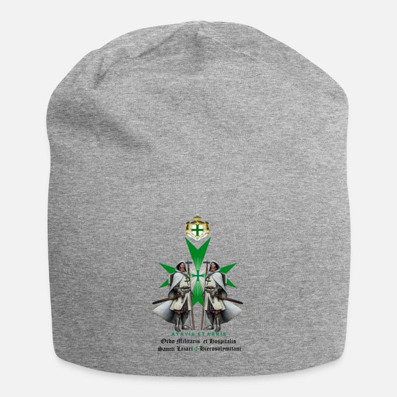 Lazarus Orden Design #01 - Jersey-Beanie - Grau meliert