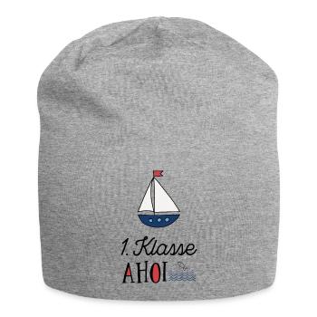 Erstklässler ahoi - Jersey-Beanie - Grau meliert - Vorne