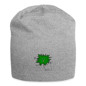 Woolly Beastie spiky - Bestiolus Spinosus - Jersey Beanie - heather grey - Front