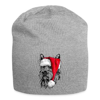 Santa BERGER PICARD Weihnachten Hunde Wilsigns - Jersey-Beanie - Grau meliert - Vorne