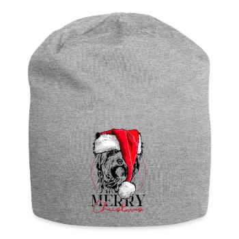 Santa YORKSHIRE TERRIER Joyeux Noël Wilsigns - Bonnet en jersey - gris chiné - Devant