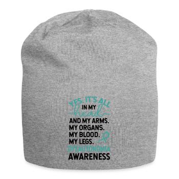 In My Head And My Body Dysautonomia Awareness - Jersey Beanie - heather grey - Front