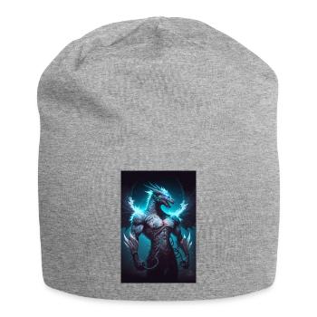 Dragon of energy - Jersey Beanie - heather grey - Front