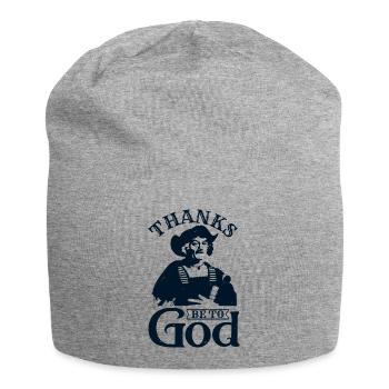 THANKS BE TO GOD - Jersey Beanie - heather grey - Front
