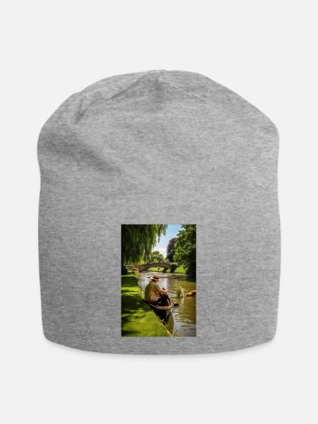 Martin Bond Style Geschenk - Jersey-Beanie - Grau meliert