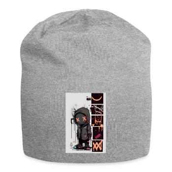 Robot Graffiti Design par ART8NS Art ON Streetwear - Bonnet en jersey - gris chiné - Devant