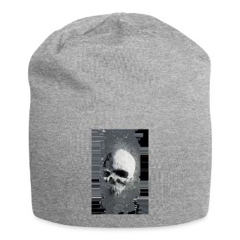skull bug - Bonnet en jersey - gris chiné - Devant