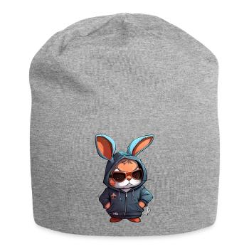 Rabbit 4 - Jersey Beanie - heather grey - Front