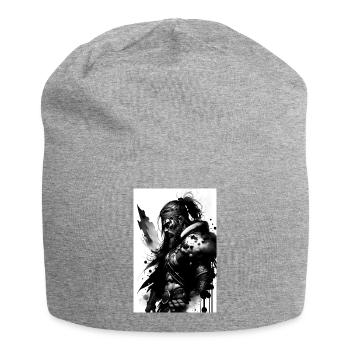 Wikinger - Jersey-Beanie - Grau meliert - Vorne