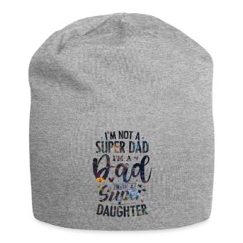 Citation de papa - Bonnet en jersey - gris chiné - Devant