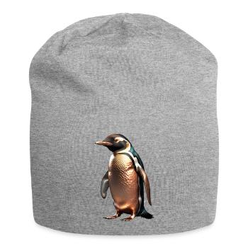 The Bronze Penguin - Jersey Beanie - heather grey - Front