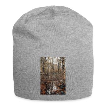 Wald - Jersey-Beanie - Grau meliert - Vorne