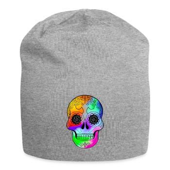 Unity skull - Jersey Beanie - heather grey - Front