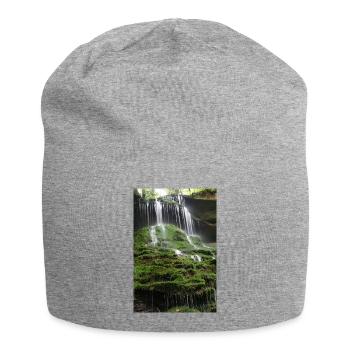 MOOSWASSERFALL HÖRSCHBACH BEI MURRHARDT - Jersey-Beanie - Grau meliert - Vorne