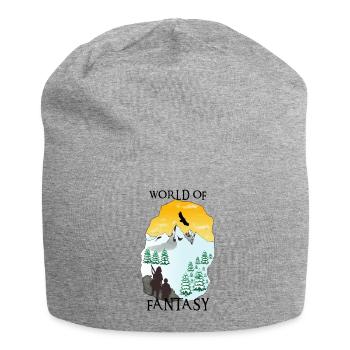 World of fantasy - Grotte - Bonnet en jersey - gris chiné - Devant