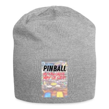 Pinball my favorite way of life Poster - Jersey Beanie - heather grey - Front
