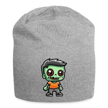 Zombie Halloween Creepy - Jersey Beanie - heather grey - Front